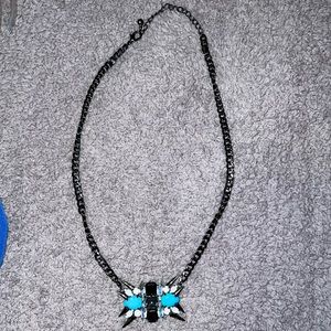 Black Turquoise White Fashion Necklace